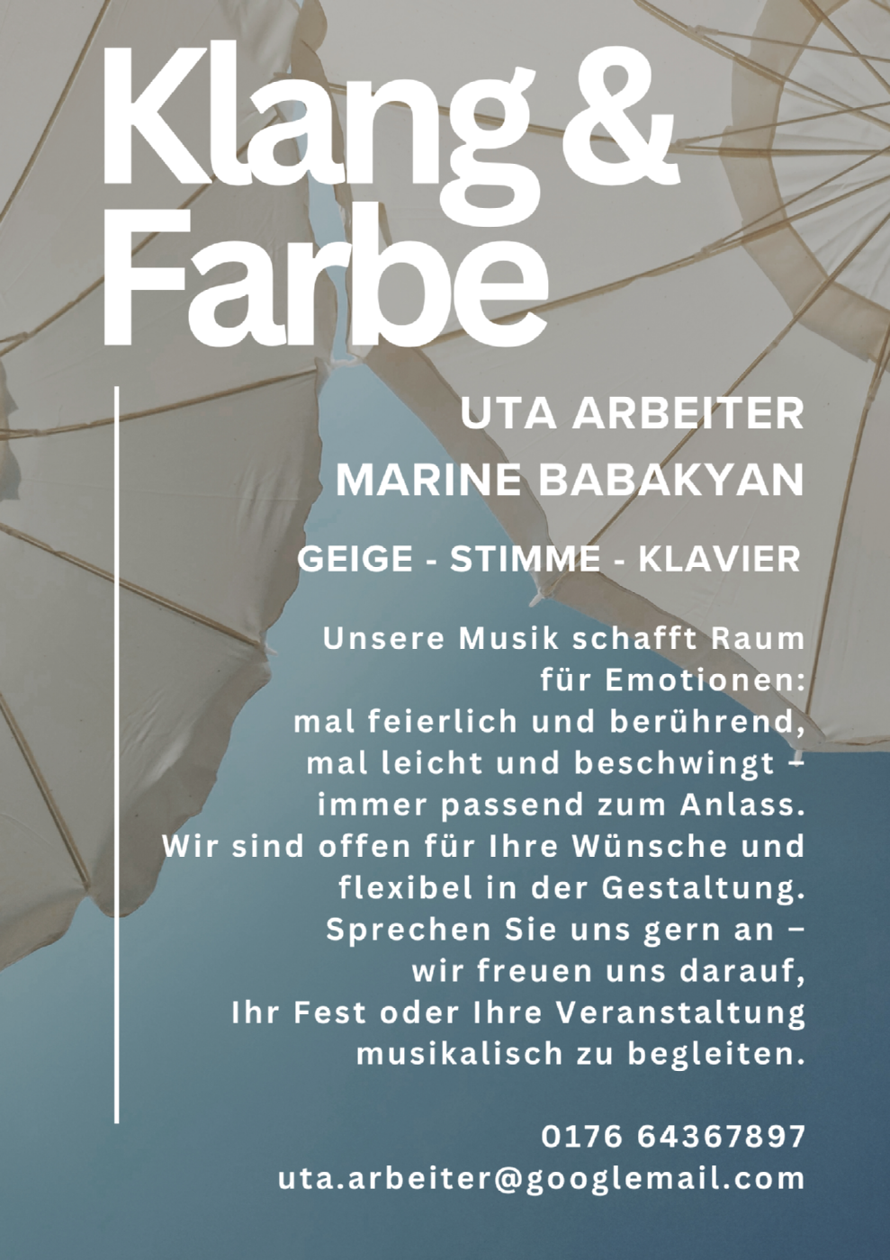 Klang & Farbe – Flyer